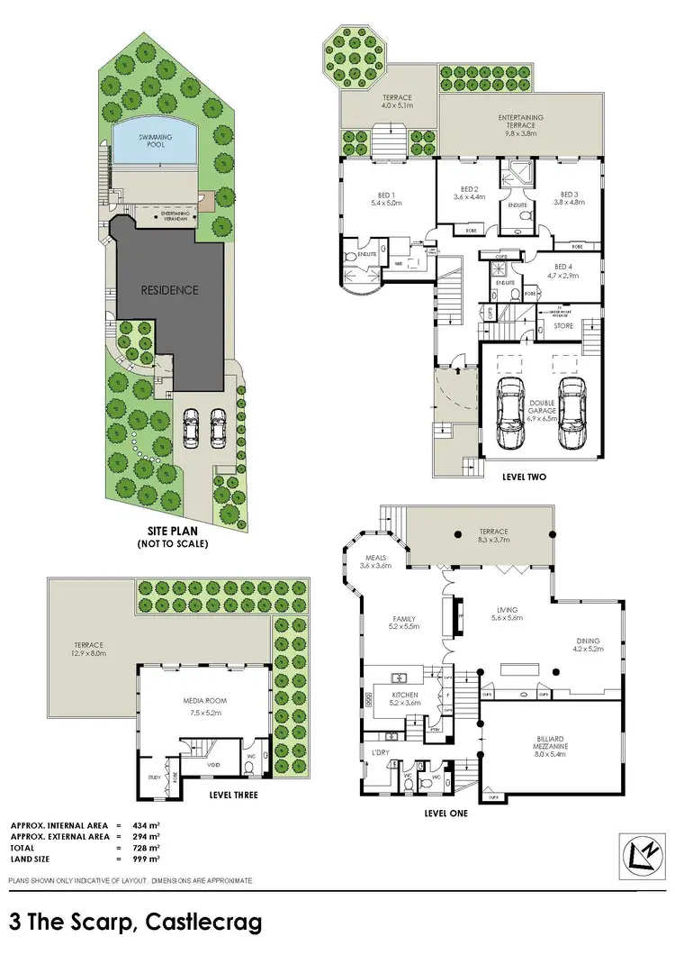 Floorplan of Homely house listing, 3 The Scarp, Castlecrag NSW 2068