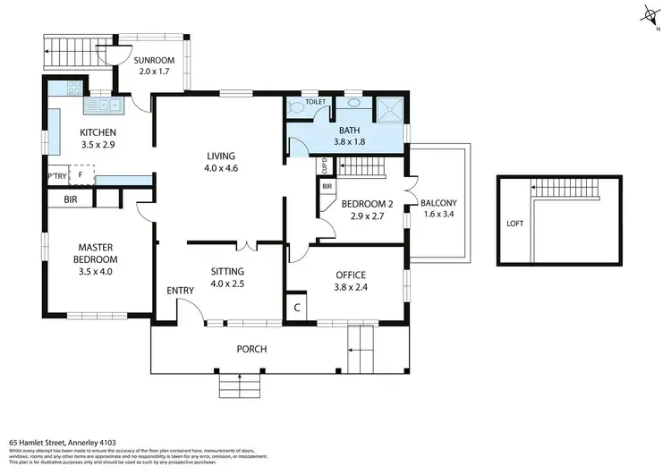 Floorplan of Homely house listing, 65 Hamlet Street, Annerley QLD 4103