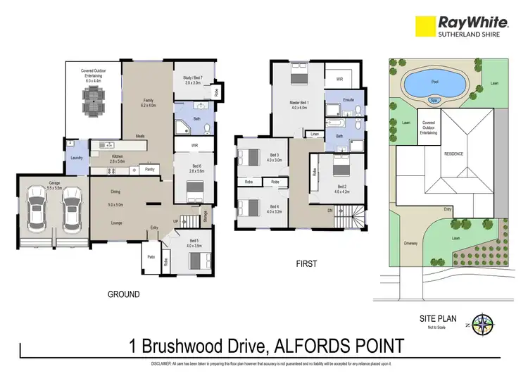 Floorplan of Homely house listing, 1 Brushwood Drive, Alfords Point NSW 2234