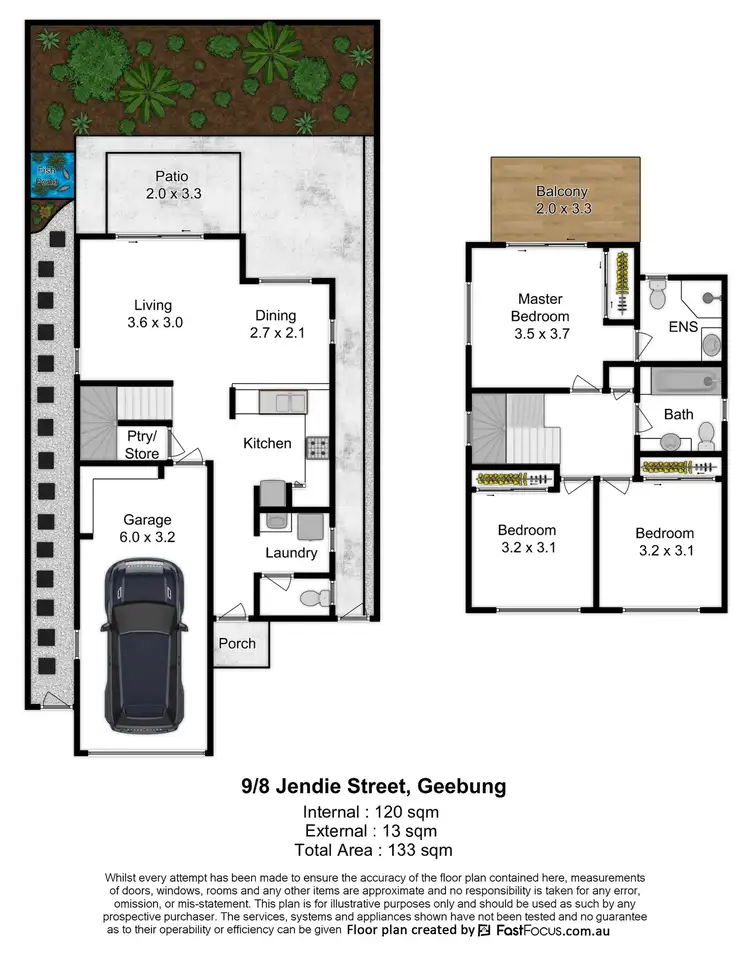 Floorplan of Homely townhouse listing, 9/8 Jendie Street, Geebung QLD 4034