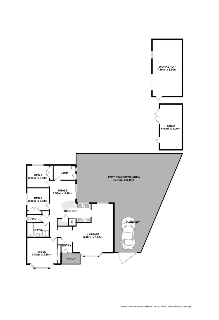 Floorplan of Homely house listing, 8 Lynch Court, West Wodonga VIC 3690