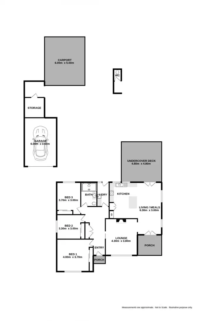 Floorplan of Homely house listing, 529 Comans Avenue, Lavington NSW 2641