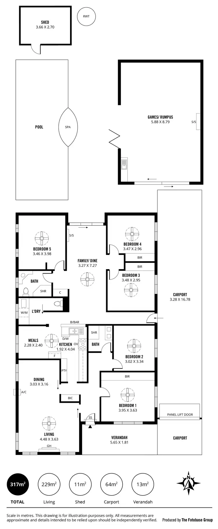 Floorplan of Homely house listing, 98 Kingston Avenue, Melrose Park SA 5039