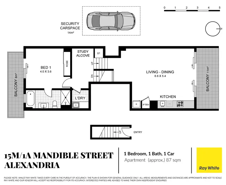 Floorplan of Homely apartment listing, 15M/1A Mandible Street, Alexandria NSW 2015