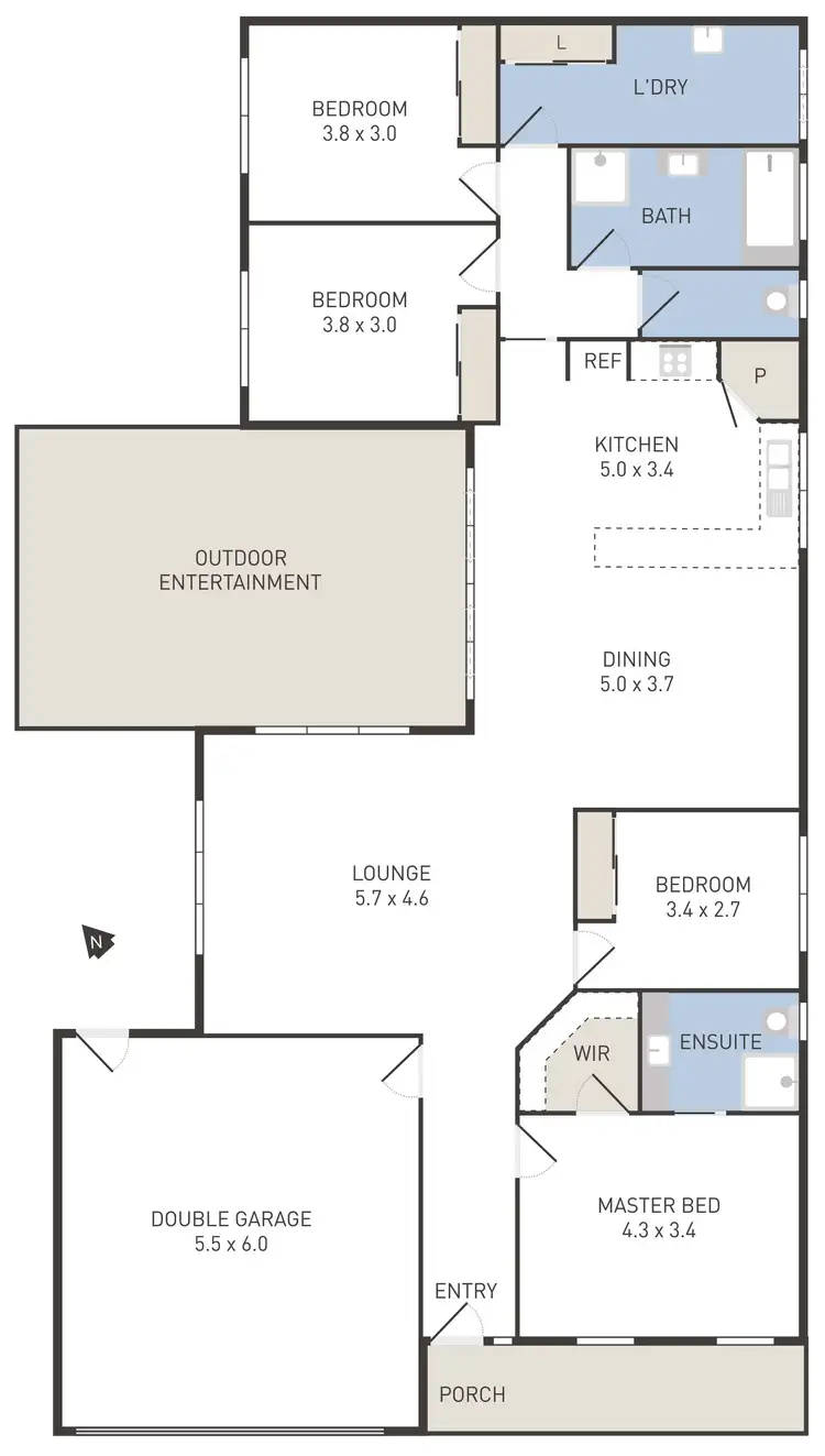 Floorplan of Homely house listing, 2 Koombahla Court, Werribee VIC 3030