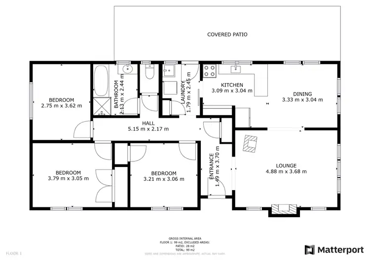 Floorplan of Homely house listing, 9 Bell Street, Nyah VIC 3594