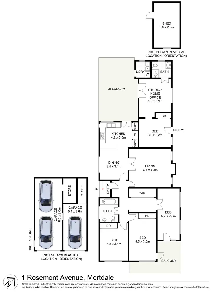 Floorplan of Homely house listing, 1 Rosemont Avenue, Mortdale NSW 2223