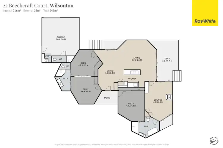 Floorplan of Homely house listing, 22 Beechcraft Court, Wilsonton QLD 4350