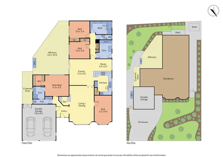Floorplan of Homely house listing, 44 Huntingdon Drive, Wantirna South VIC 3152