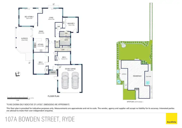 Floorplan of Homely house listing, 107a Bowden Street, Ryde NSW 2112