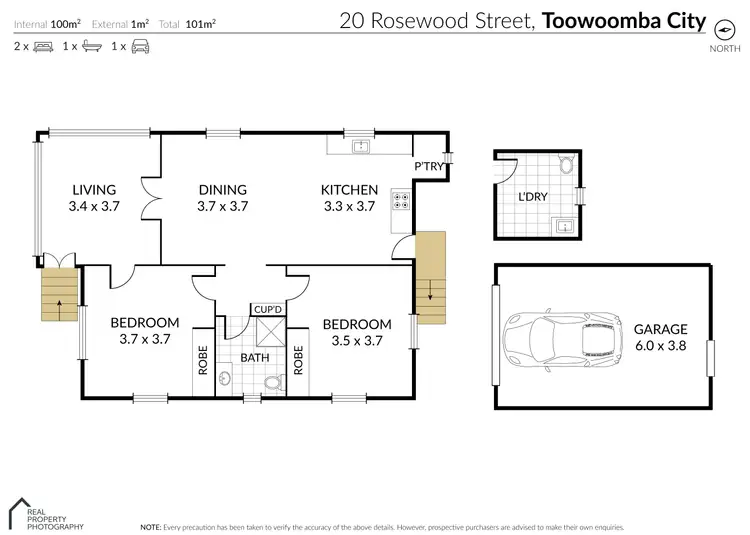 Floorplan of Homely house listing, 20 Rosewood Street, Toowoomba City QLD 4350