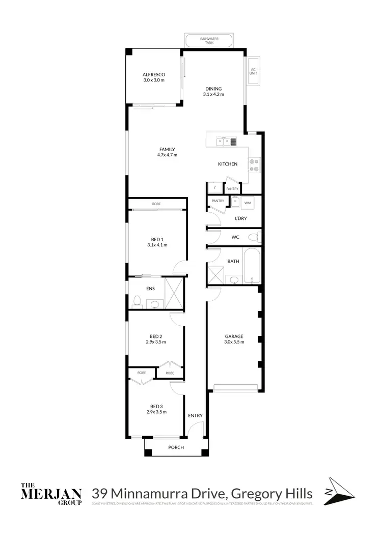 Floorplan of Homely house listing, 39 Minnamurra Drive, Gregory Hills NSW 2557