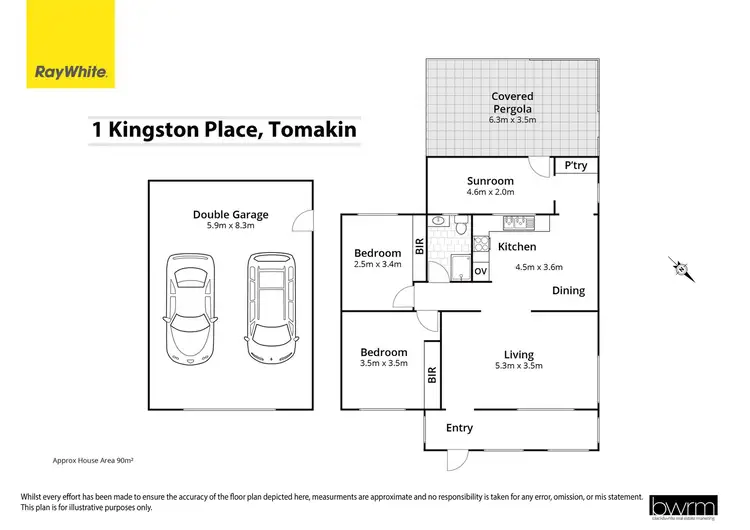 Floorplan of Homely house listing, 1 Kingston Place, Tomakin NSW 2537