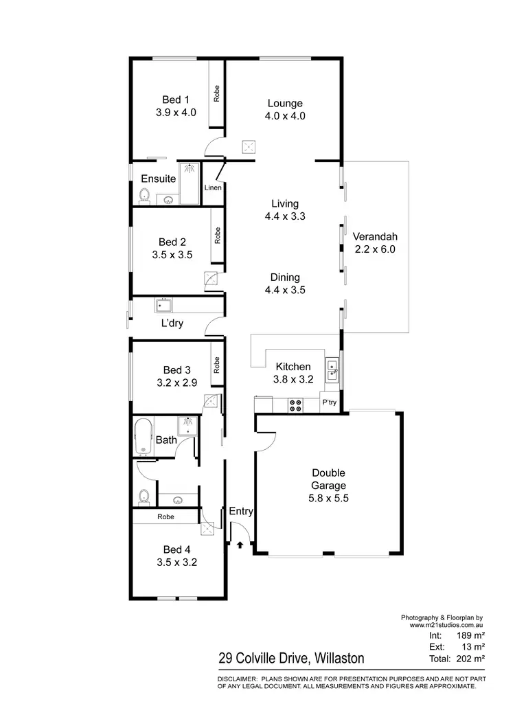 Floorplan of Homely house listing, 29 Colville Drive, Willaston SA 5118
