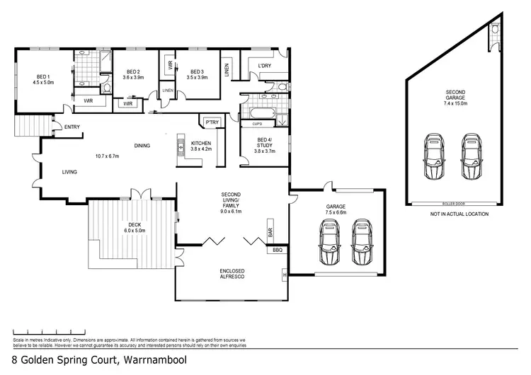 Floorplan of Homely house listing, 8 Golden Spring Court, Warrnambool VIC 3280