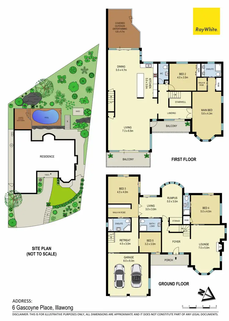 Floorplan of Homely house listing, 6 Gascoyne Place, Illawong NSW 2234