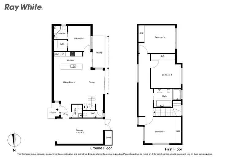 Floorplan of Homely townhouse listing, 3/47 Margot Street, Chadstone VIC 3148