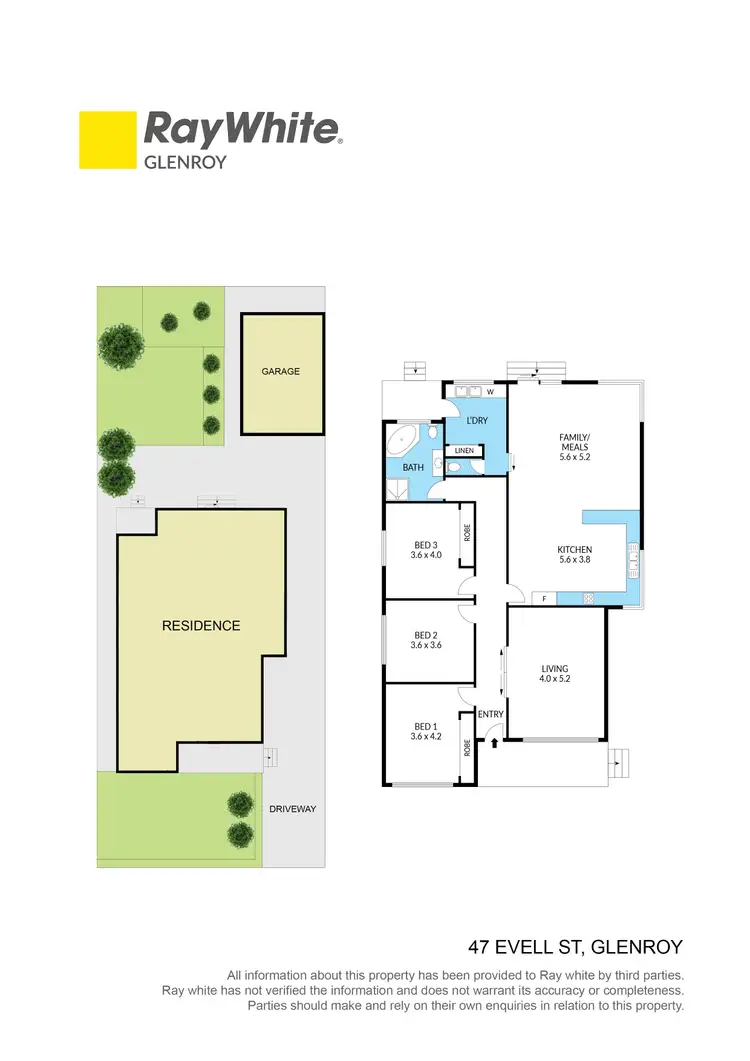 Floorplan of Homely house listing, 47 Evell Street, Glenroy VIC 3046