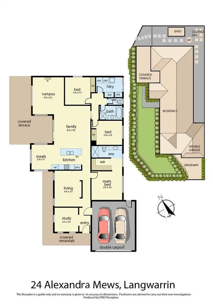 Floorplan of Homely house listing, 24 Alexandra Mews, Langwarrin VIC 3910