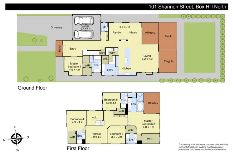 Floorplan of Homely house listing, 101 Shannon Street, Box Hill North VIC 3129