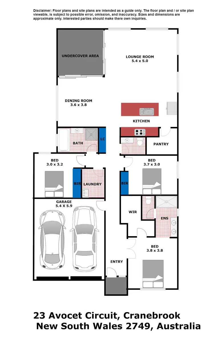 Floorplan of Homely house listing, 23 Avocet Circuit, Cranebrook NSW 2749