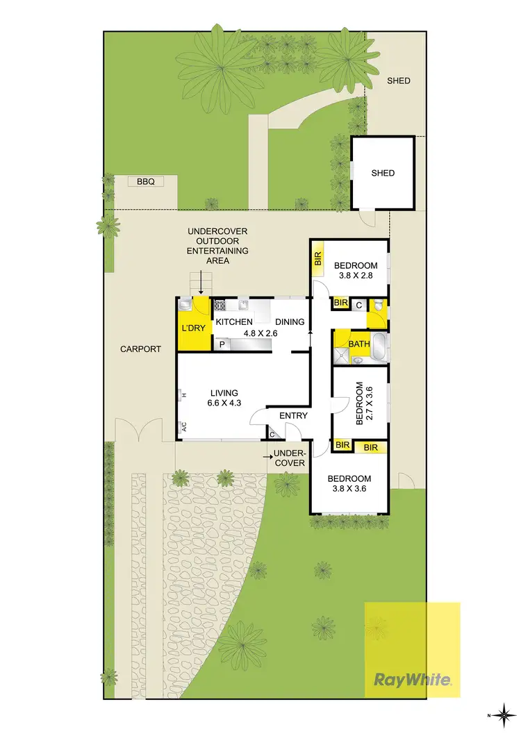 Floorplan of Homely house listing, 15 Carinya Avenue, Newcomb VIC 3219