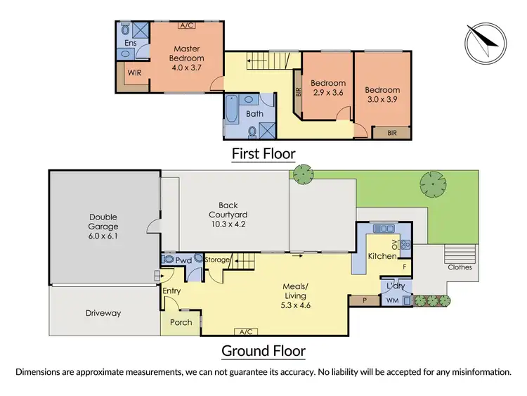 Floorplan of Homely townhouse listing, 3/37 Warrs Road, Maribyrnong VIC 3032