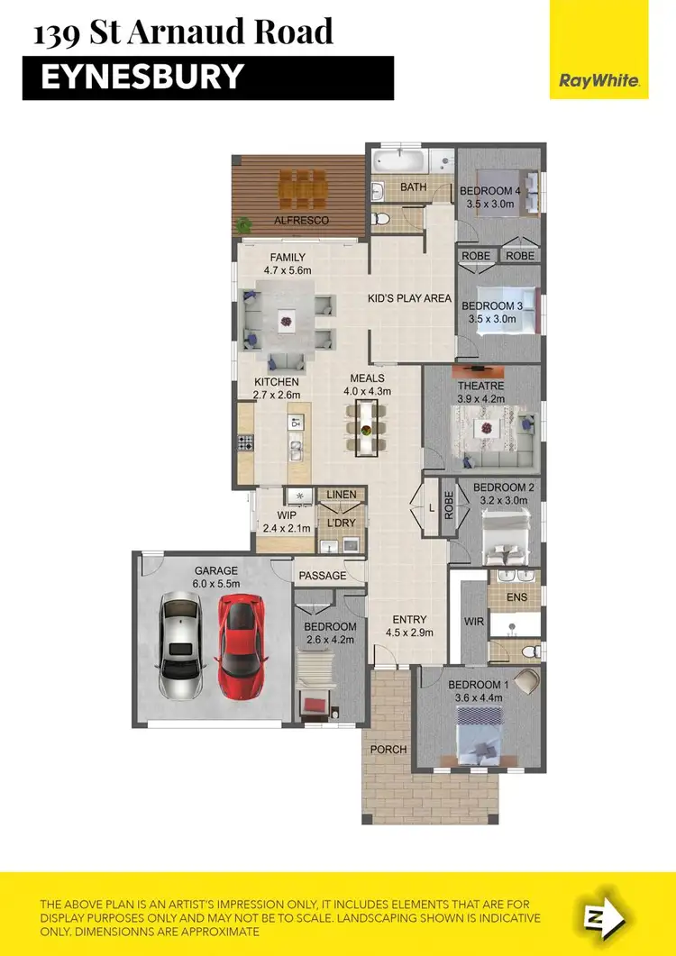 Floorplan of Homely house listing, 139 St Arnaud Road, Eynesbury VIC 3338