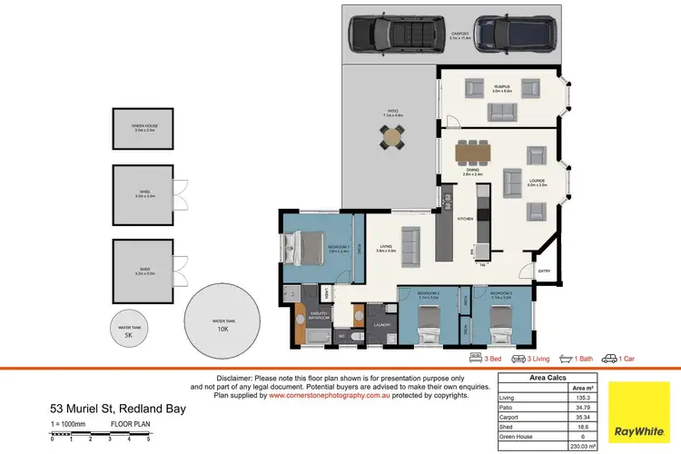 Floorplan of Homely house listing, 53 Muriel Street, Redland Bay QLD 4165