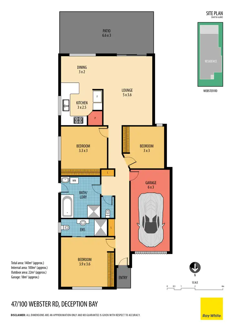 Floorplan of Homely house listing, 47/100 Webster Road, Deception Bay QLD 4508