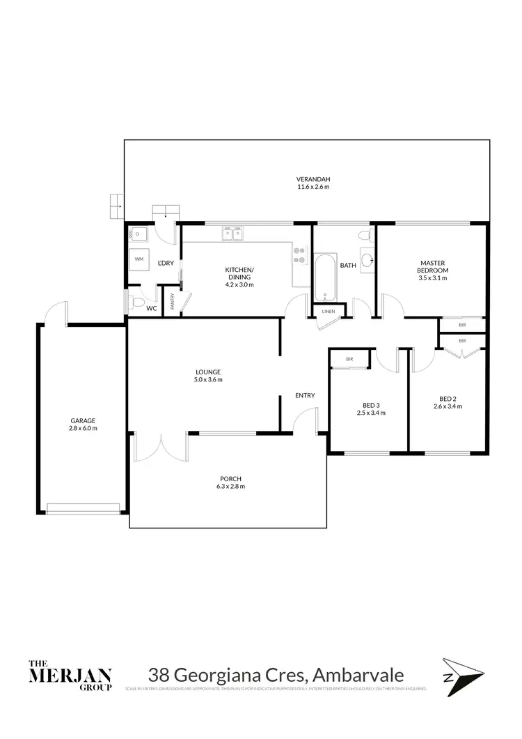 Floorplan of Homely house listing, 38 Georgiana Crescent, Ambarvale NSW 2560