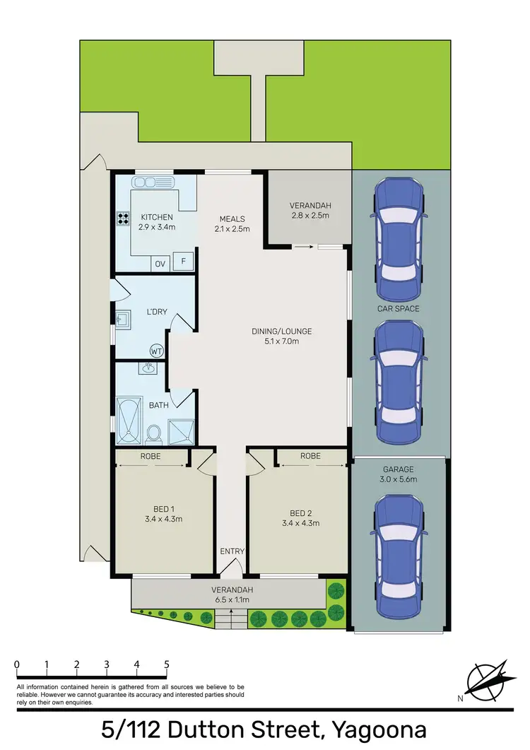 Floorplan of Homely villa listing, 5/112 Dutton Street, Yagoona NSW 2199