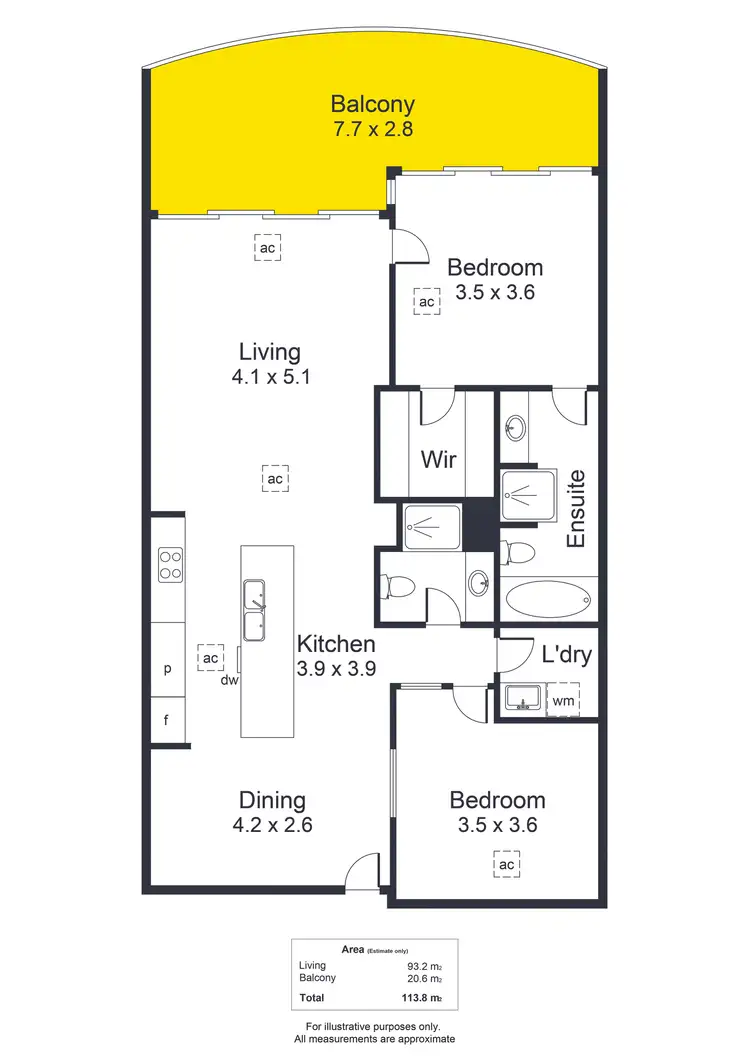 Floorplan of Homely house listing, 8/155 Brebner Drive, West Lakes SA 5021