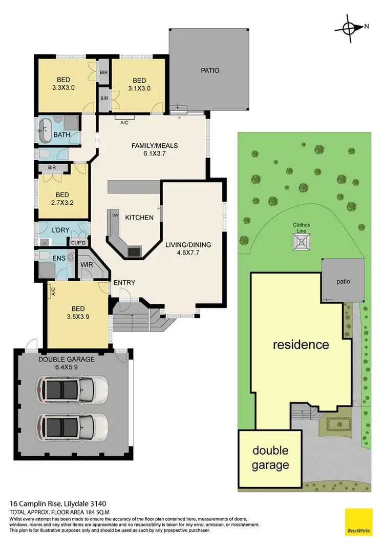 Floorplan of Homely house listing, 16 Camplin Rise, Lilydale VIC 3140