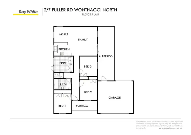 Floorplan of Homely house listing, 2/7 Fuller Road, Wonthaggi VIC 3995