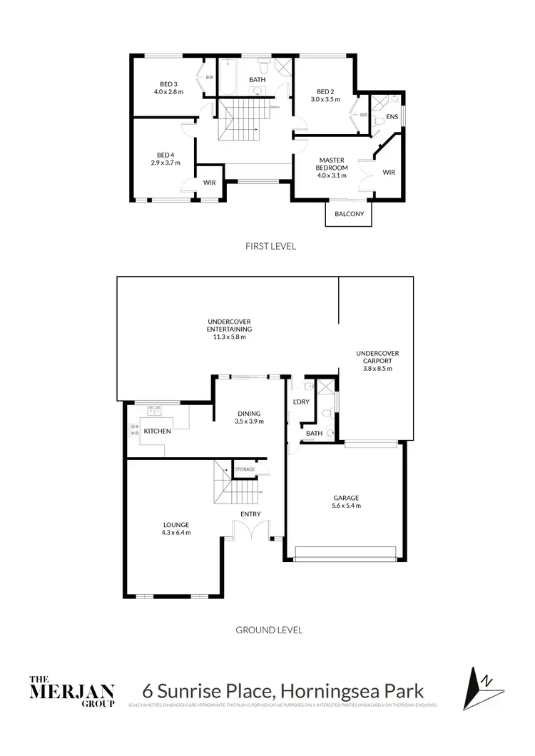 Floorplan of Homely house listing, 6 Sunrise Place, Horningsea Park NSW 2171