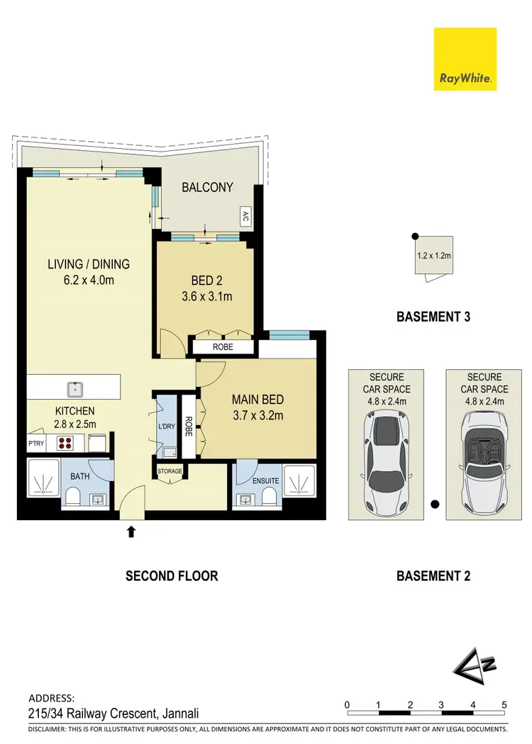 Floorplan of Homely apartment listing, 215/34-38 Railway Crescent, Jannali NSW 2226