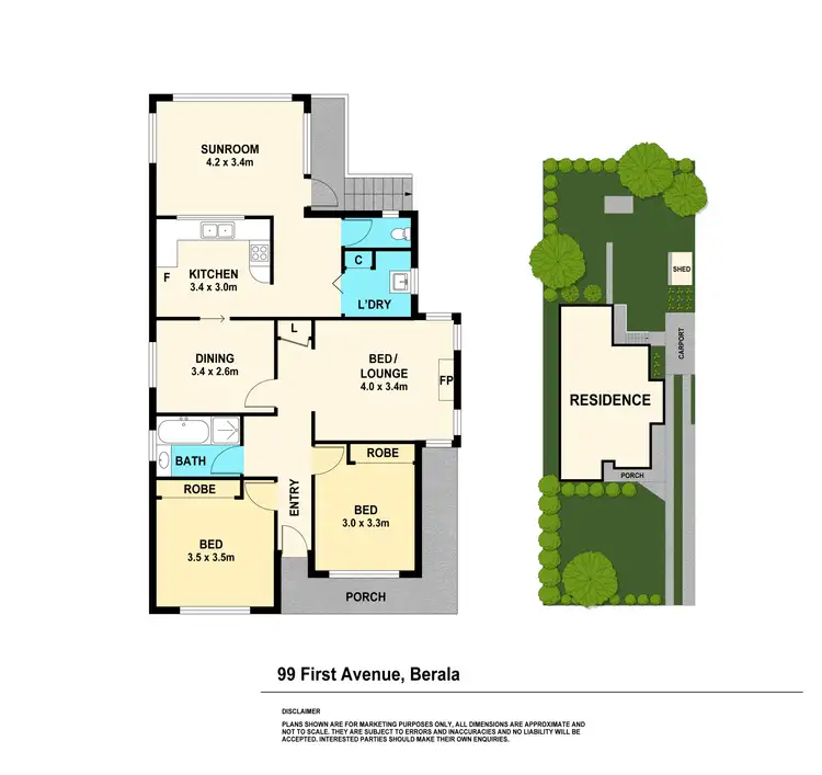 Floorplan of Homely house listing, 99 First Avenue, Berala NSW 2141