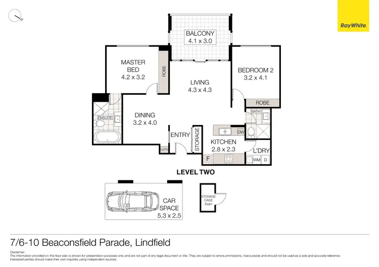 Floorplan of Homely unit listing, 7/6-10 Beaconsfield Parade, Lindfield NSW 2070