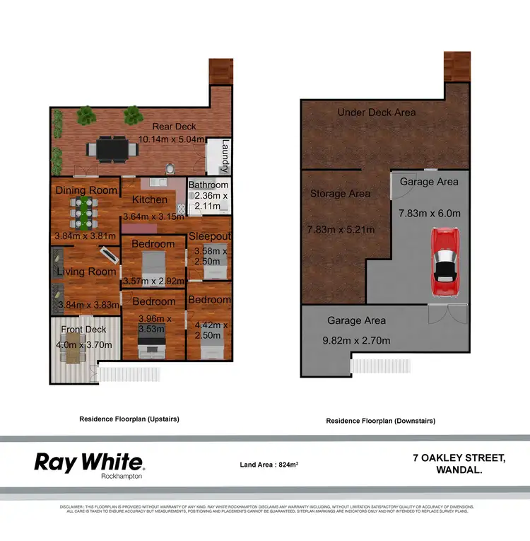 Floorplan of Homely house listing, 7 Oakley Street, Wandal QLD 4700