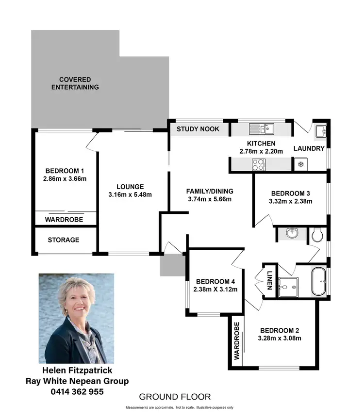 Floorplan of Homely house listing, 7 Sunflower Drive, Claremont Meadows NSW 2747