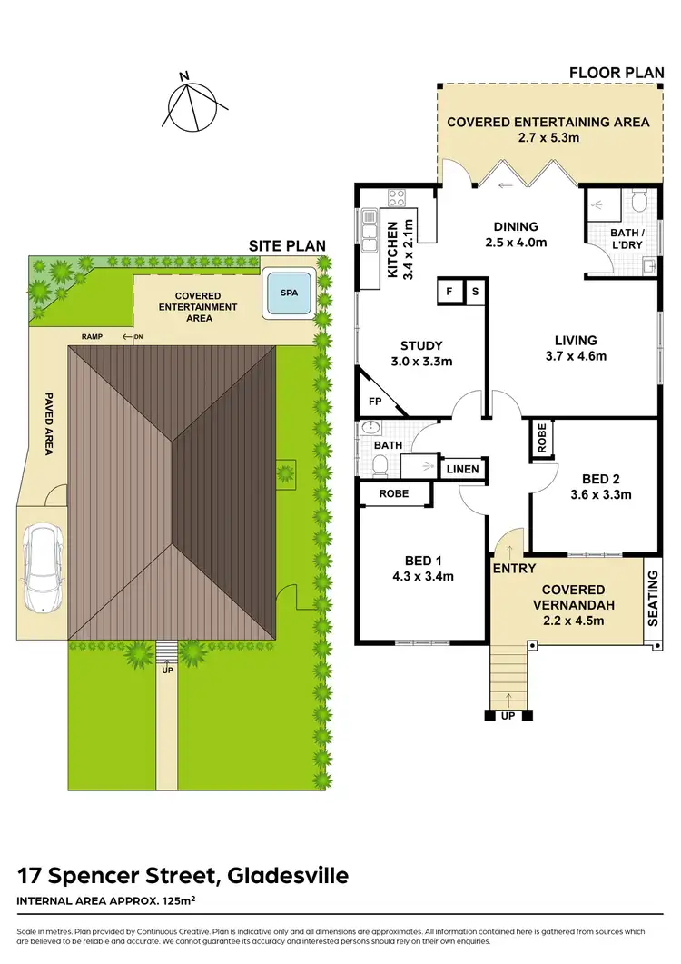 Floorplan of Homely house listing, 17 Spencer Street, Gladesville NSW 2111