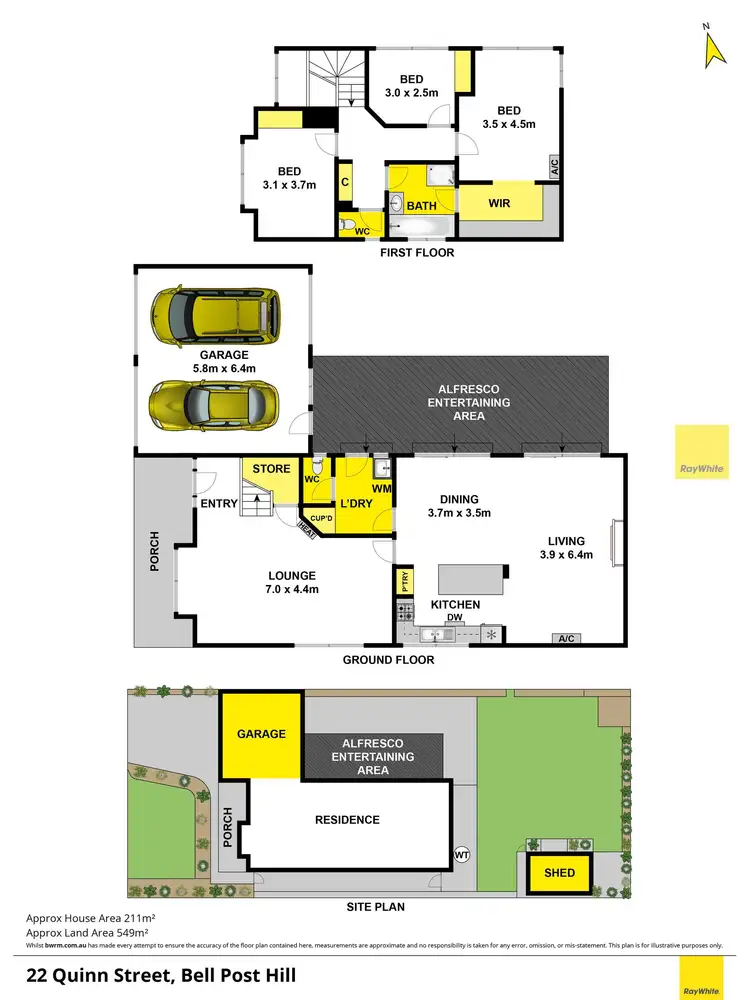 Floorplan of Homely house listing, 22 Quinn Street, Bell Post Hill VIC 3215