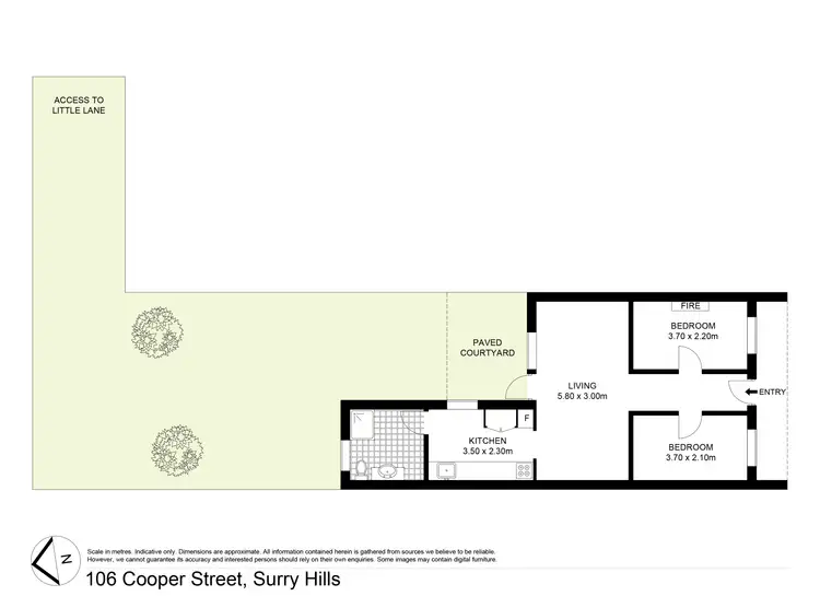 Floorplan of Homely house listing, 106 Cooper Street, Surry Hills NSW 2010