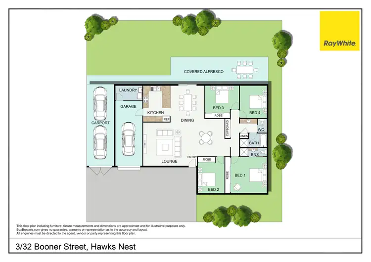 Floorplan of Homely villa listing, 3/32 Booner Street, Hawks Nest NSW 2324