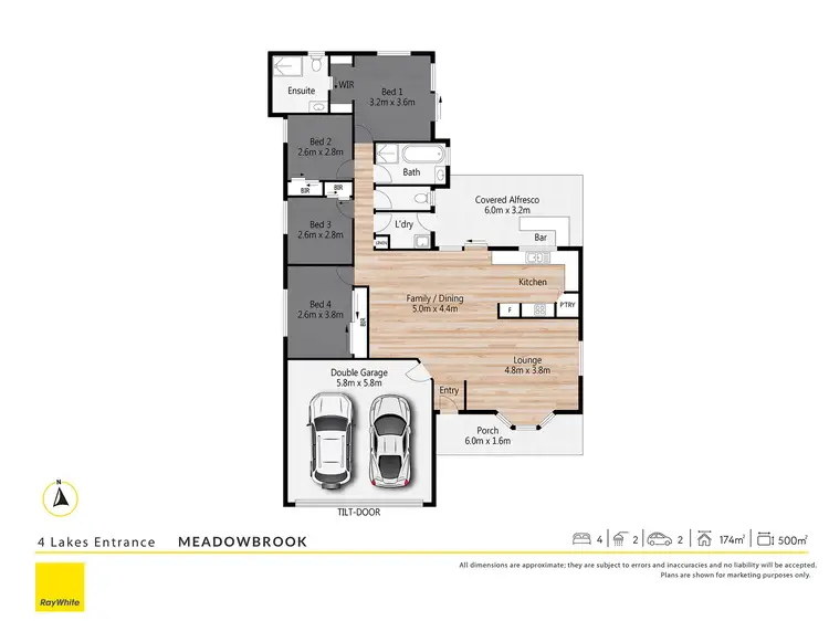 Floorplan of Homely house listing, 4 Lakes Entrance, Meadowbrook QLD 4131