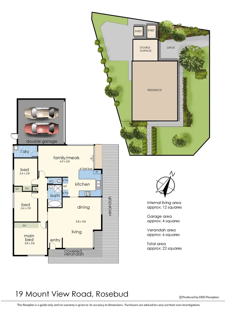 Floorplan of Homely house listing, 19 Mount View Road, Rosebud VIC 3939