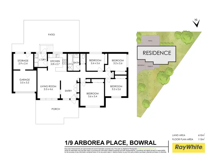 Floorplan of Homely house listing, 1/9 Arborea Place, Bowral NSW 2576