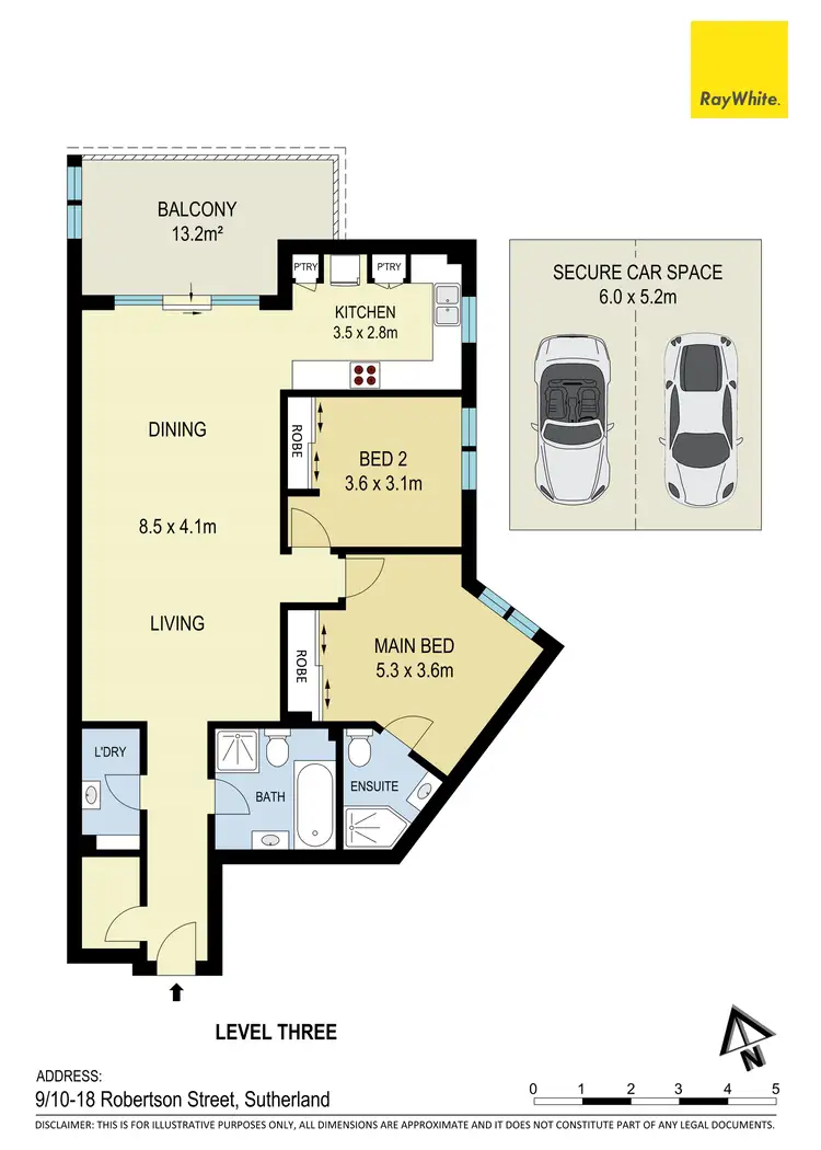 Floorplan of Homely apartment listing, 9/10-18 Robertson Street, Sutherland NSW 2232