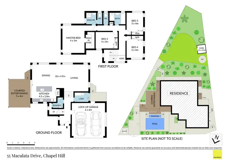 Floorplan of Homely house listing, 55 Maculata Drive, Chapel Hill QLD 4069